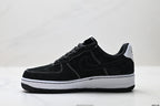 Nike Air Force 1 '07 LV8 Graphic Low-Top Sneakers – Black/White
