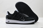 Nike Air Force 1 '07 LV8 Graphic Low-Top Sneakers – Black/White