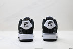 Nike Air Force 1 '07 LV8 Graphic Low-Top Sneakers – Black/White