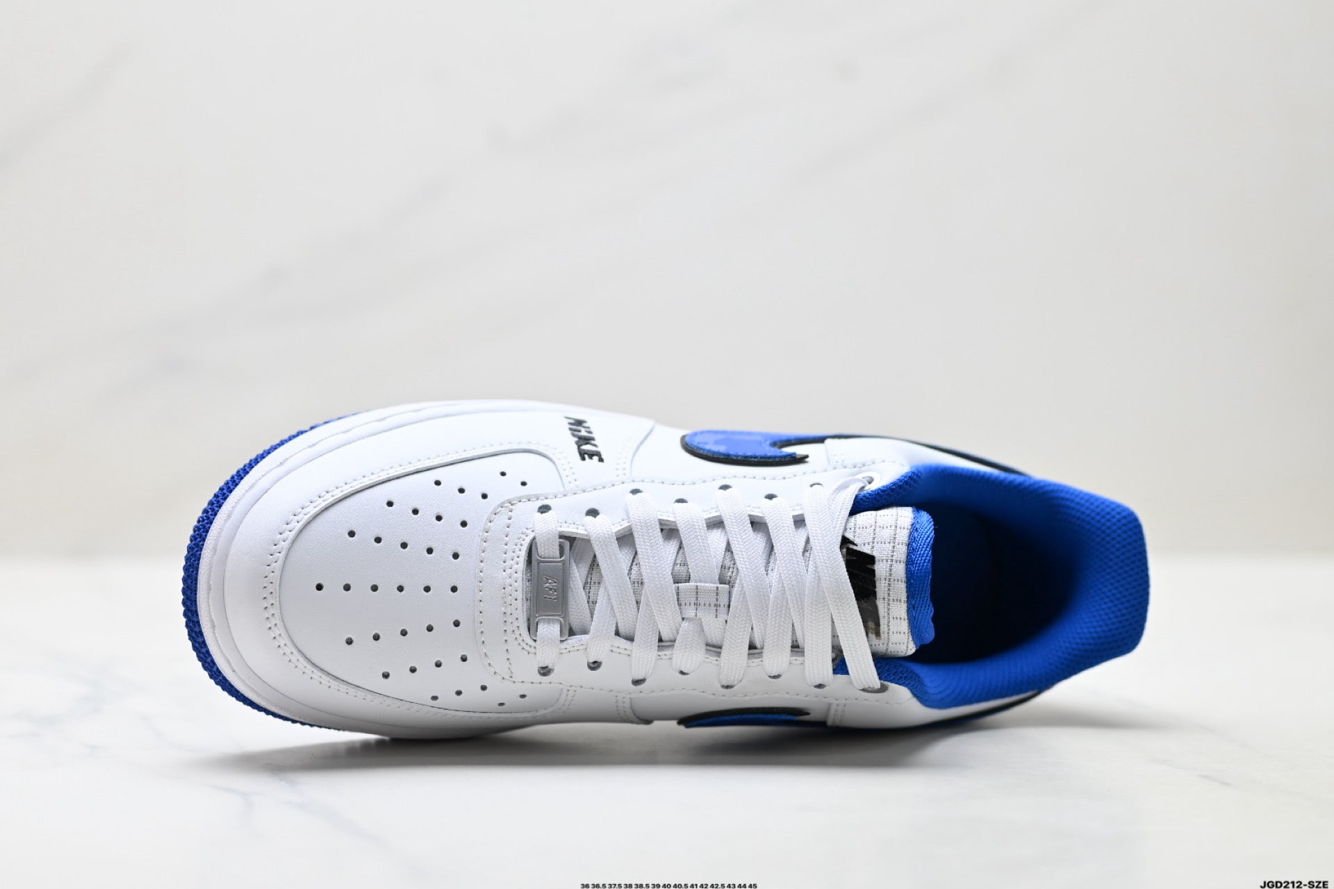 Nike Air Force 1 '07 LV8 Low-Top Sneakers – White/Royal Blue