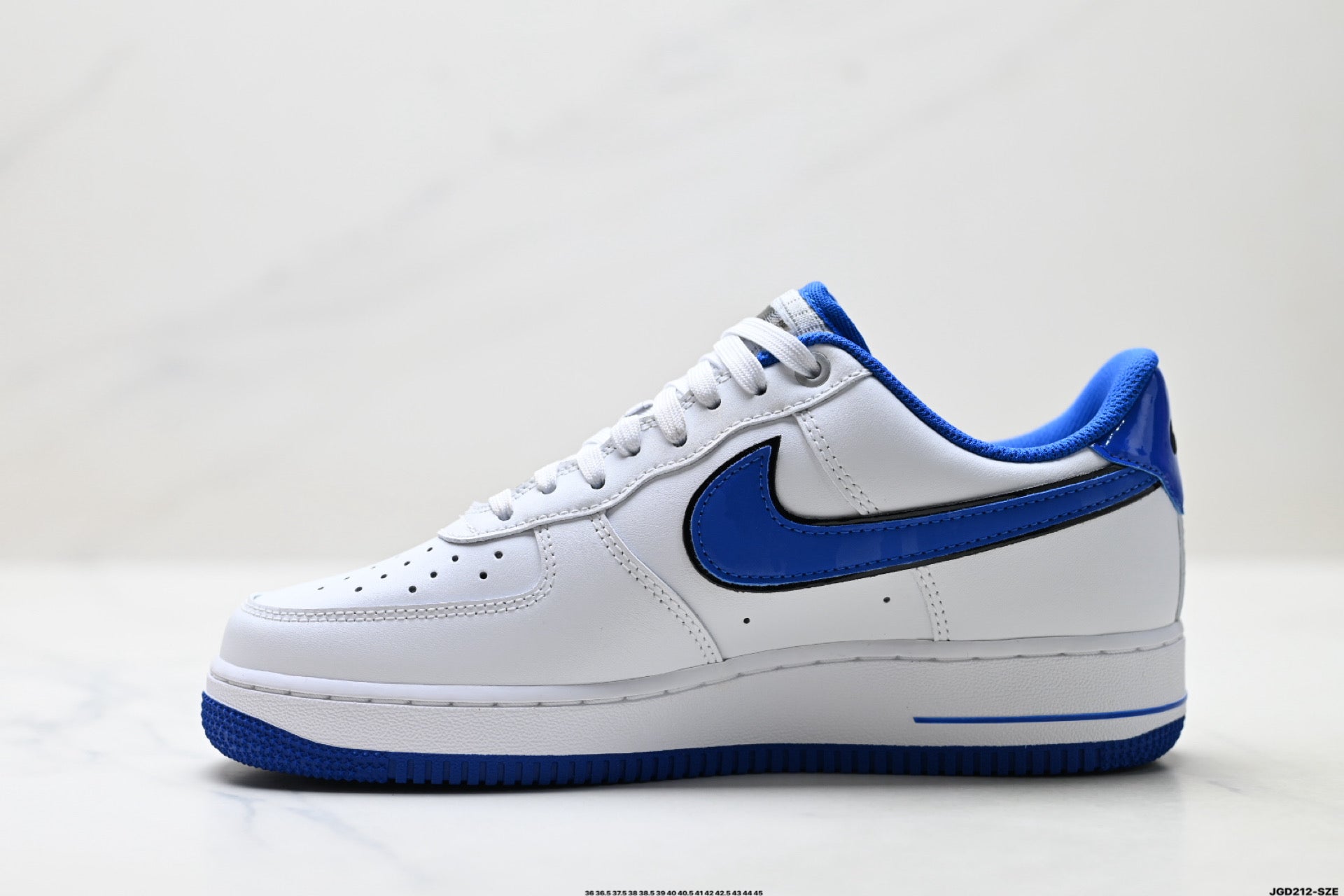 Nike Air Force 1 '07 LV8 Low-Top Sneakers – White/Royal Blue