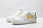 Nike Air Force 1 '07 LV8 Low-Top Sneakers – White/Yellow/Blue