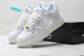 Nike Air Force 1 '07 LV8 Marble Low-Top Sneakers – White/Aqua