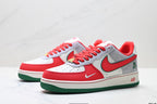 Nike Air Force 1 '07 LV8 Lunar New Year Low-Top Sneakers – Red/White/Green