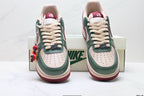 Nike Air Force 1 '07 LV8 Lunar New Year Low-Top Sneakers – Green/Burgundy