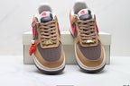 Nike Air Force 1 '07 LV8 Lunar New Year Low-Top Sneakers – Brown/Red