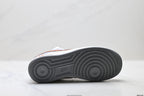 Nike Air Force 1 '07 LV8 Monogram Graphic Low-Top Sneakers – Grey/Orange
