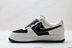 Nike Air Force 1 '07 LV8 Contrast Graphic Low-Top Sneakers – Black/White