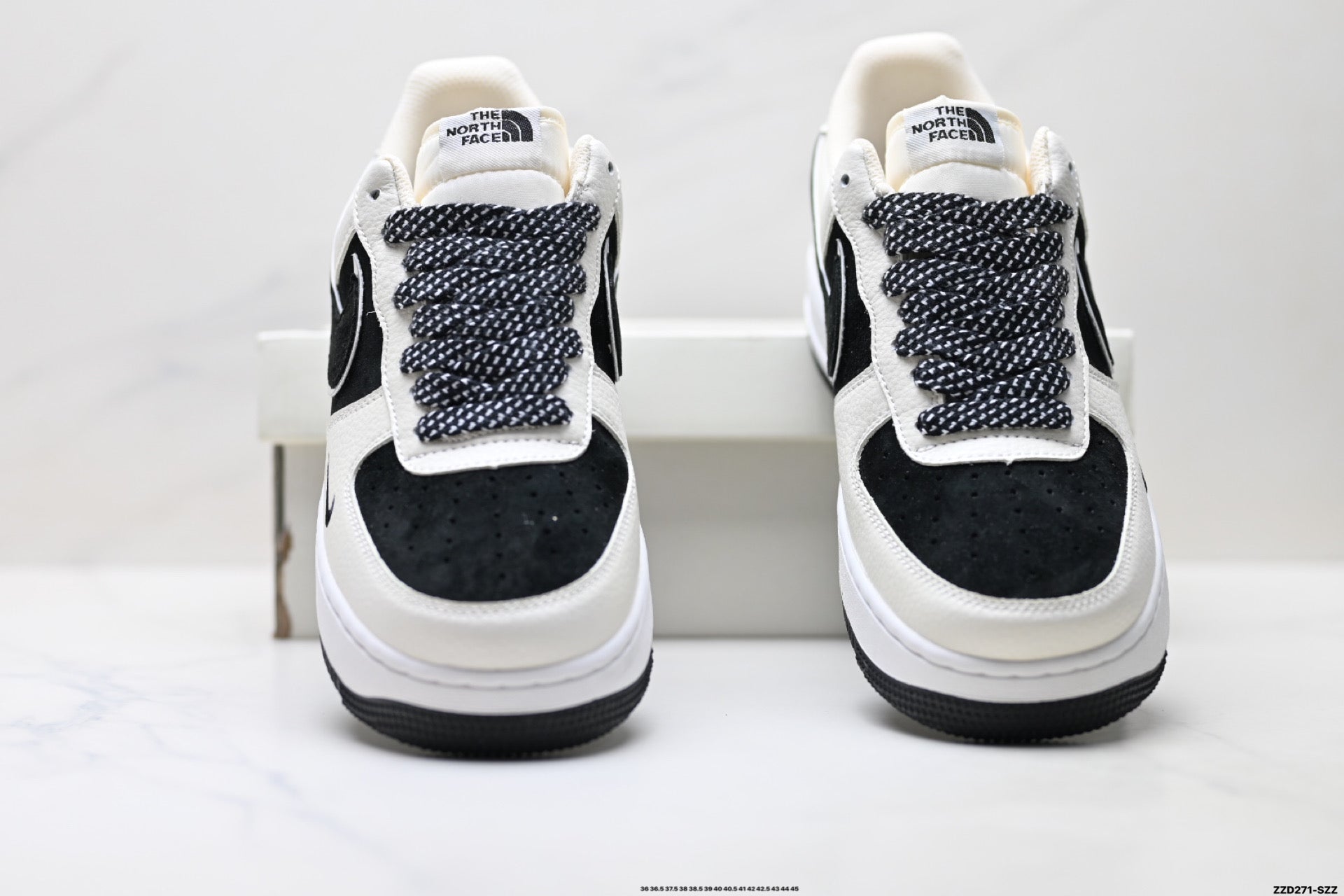 Nike Air Force 1 '07 LV8 Contrast Graphic Low-Top Sneakers – Black/White