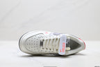 Nike Air Force 1 '07 LV8 Monogram Graphic Low-Top Sneakers – White/Grey/Red
