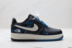 Nike Air Force 1 '07 LV8 Plaid Graphic Low-Top Sneakers – Black/Blue