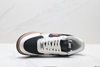 Nike Air Force 1 '07 LV8 Multi-Graphic Low-Top Sneakers – Black/Burgundy