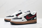 Nike Air Force 1 '07 LV8 Multi-Graphic Low-Top Sneakers – Black/Burgundy