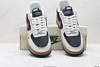 Nike Air Force 1 '07 LV8 Multi-Graphic Low-Top Sneakers – Black/Burgundy