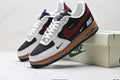 Nike Air Force 1 '07 LV8 Multi-Graphic Low-Top Sneakers – Black/Burgundy