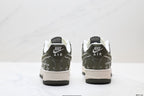 Nike Air Force 1 '07 LV8 Monogram Graphic Low-Top Sneakers – Olive/White