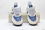 Nike Air Force 1 '07 LV8 Logo Graphic Low-Top Sneakers – White/Navy