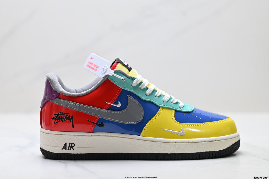 Nike Air Force 1 '07 LV8 Street Graphic Low-Top Sneakers – Multi Color