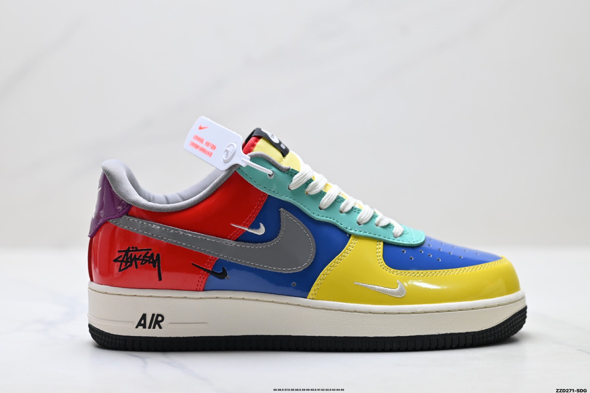 Nike Air Force 1 '07 LV8 Street Graphic Low-Top Sneakers – Multi Color