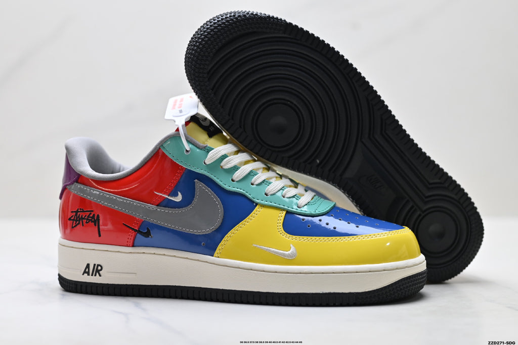 Nike Air Force 1 '07 LV8 Street Graphic Low-Top Sneakers – Multi Color