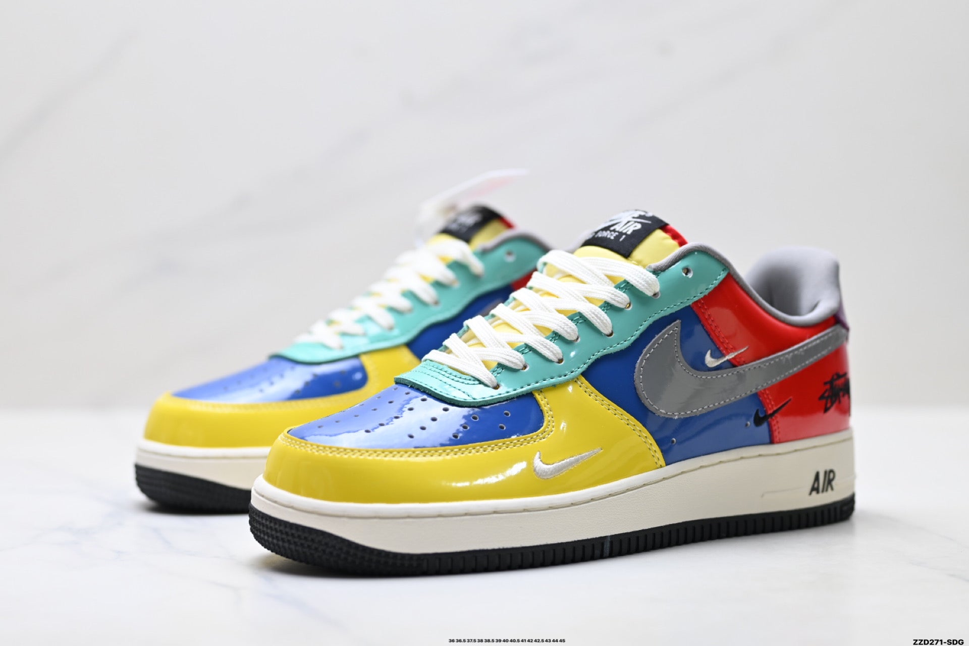 Nike Air Force 1 '07 LV8 Street Graphic Low-Top Sneakers – Multi Color
