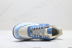 Nike Air Force 1 '07 LV8 Denim Monogram Low-Top Sneakers – Blue/White