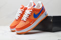 Nike Air Force 1 '07 LV8 Basketball Graphic Low-Top Sneakers – Orange/Blue