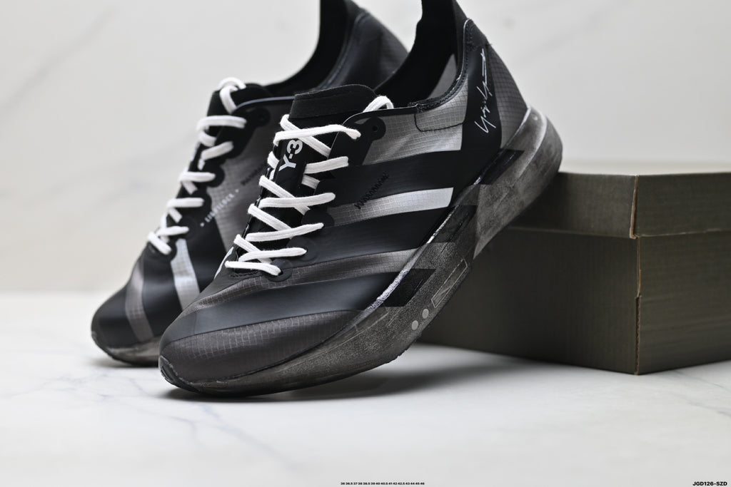 adidas Y-3 Adios Pro 4 Running Shoes – Black/Grey