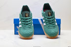 adidas x Gucci Gazelle Green Pink Sneakers