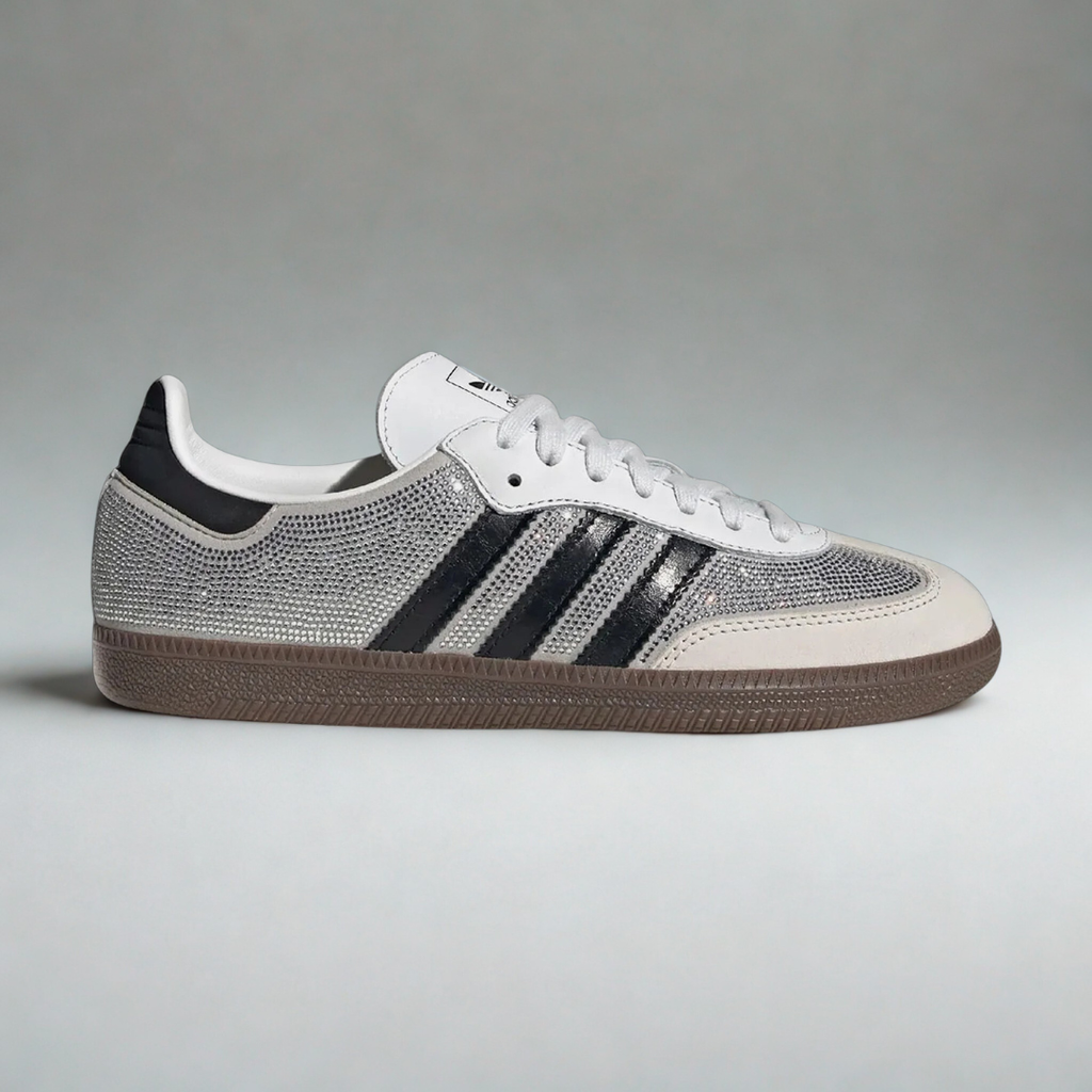 adidas Samba OG Rhinestone Crystal White Silver Women's product image 9