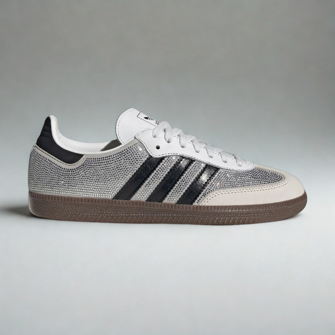 adidas Samba OG Rhinestone Crystal White Silver Women's product image 9