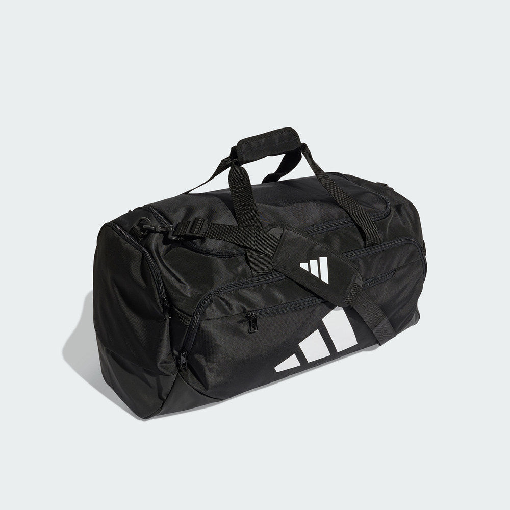 Adidas Tiro League Duffel Bag | 3-Stripes Sport Gym Travel Bag | Core Black