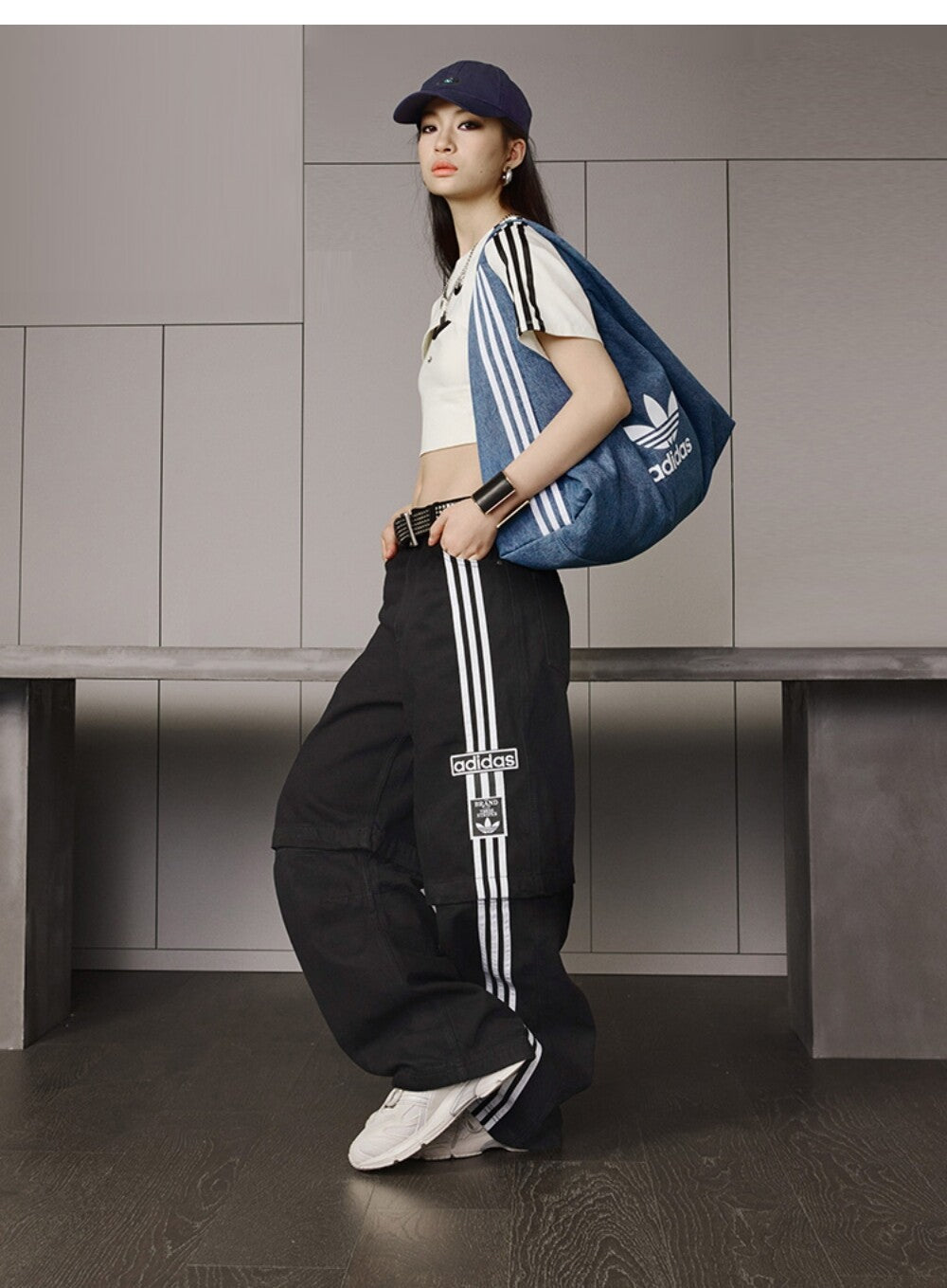 Adidas Originals Hobo Bag | Trefoil Logo Shoulder Bag | 2 Colors