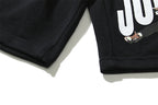 Jordan Unisex Cotton Graphic Lettering Shorts