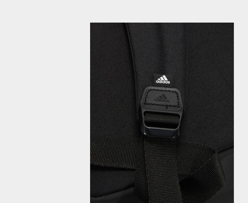 Adidas Classic Backpack | Trefoil Logo Everyday Bag | Core Black