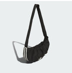 Adidas Originals Crescent Bag | Trefoil Logo Crossbody Bag | Core Black