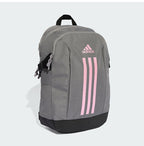 Adidas Power VI Backpack | 3-Stripes Training Bag | Grey / Pink