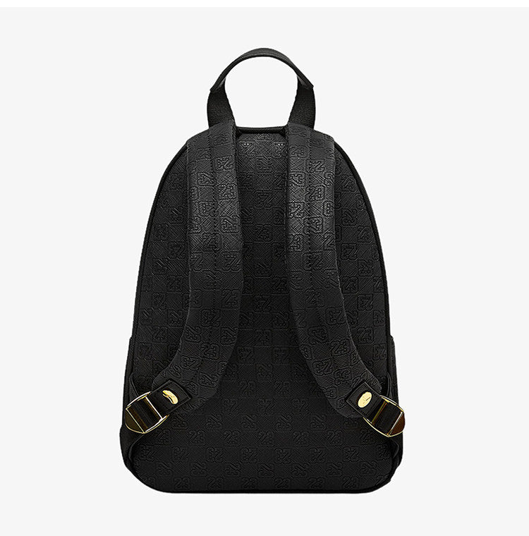 Jordan Monogram Mini Backpack | Gold Jumpman Logo Bag | Black / Gold