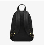 Jordan Monogram Mini Backpack | Gold Jumpman Logo Bag | Black / Gold