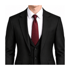 Ferragamo Style Men's Gancini Silk Tie - Model Main Image