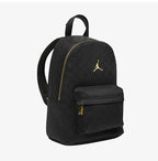 Jordan Monogram Mini Backpack | Gold Jumpman Logo Bag | Black / Gold