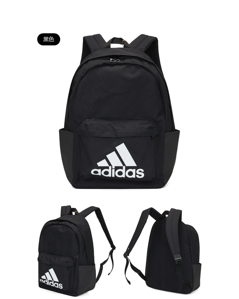 Adidas Classic Backpack | Trefoil Logo Everyday Bag | Core Black