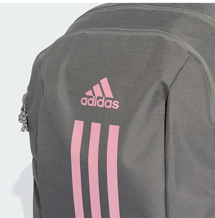 Adidas Power VI Backpack | 3-Stripes Training Bag | Grey / Pink