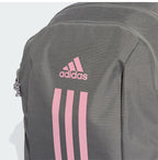 Adidas Power VI Backpack | 3-Stripes Training Bag | Grey / Pink