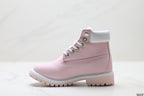 Timberland Pink Kids Premium Leather Boot - detail image 3