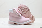 Timberland Pink Kids Premium Leather Boot - detail image 5