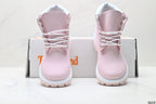 Timberland Pink Kids Premium Leather Boot - detail image 7