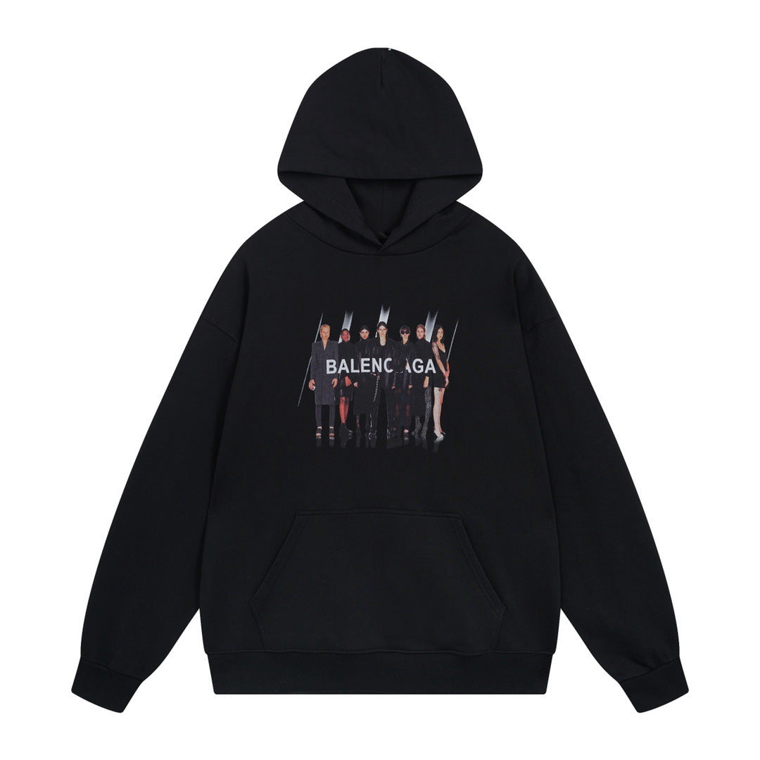 Balenciaga Couples Print Hoodie product image 2