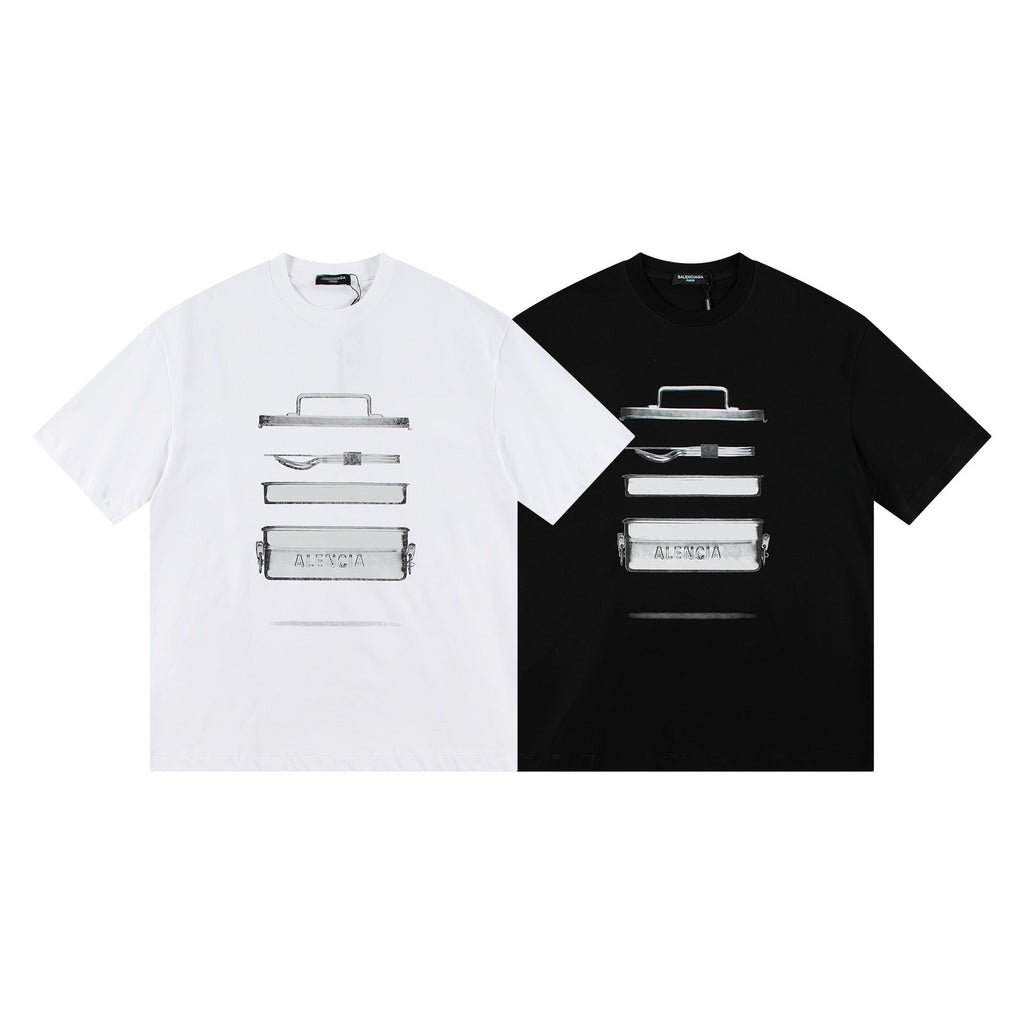 Balenciaga Printed Couples' Style T-shirt product image 2