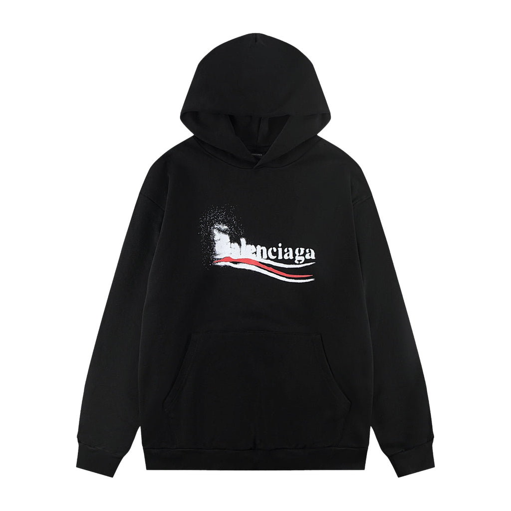Balenciaga Loose Fit Print Hoodie main image